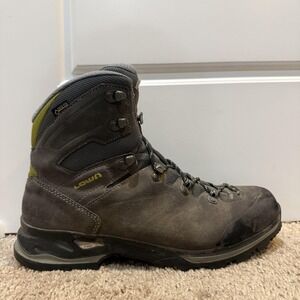 Lowa Baldo GTX Boots Mens Size 10 Gray Gore-Tex Waterproof Hiking Vibram